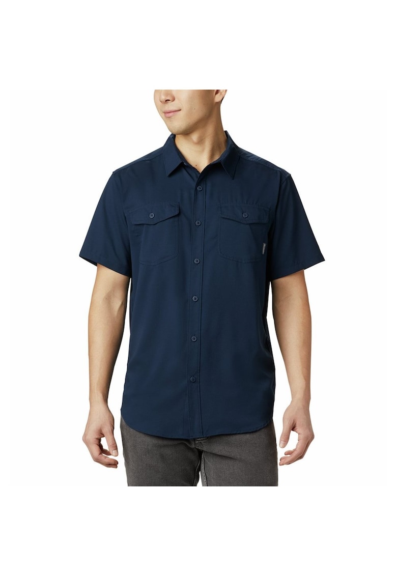 Camasa barbati bleumarin - elegant - elastan