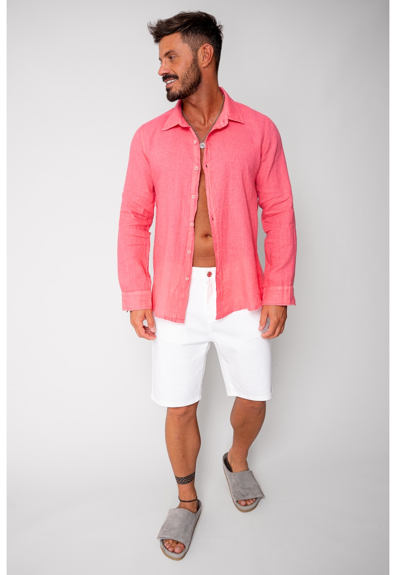 Camasa din 100% In Coral 16891 - Coral