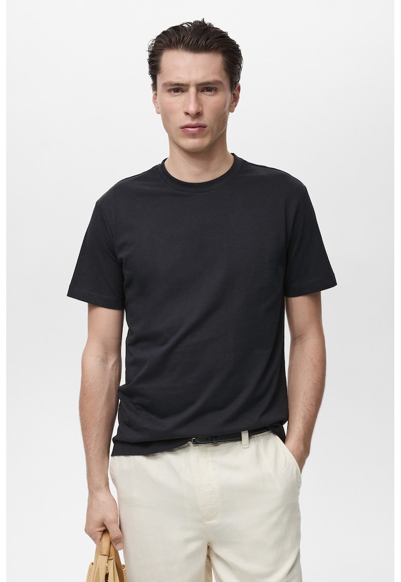 Oferte la Tricou slim fit de bumbac - Albastru ultramarin