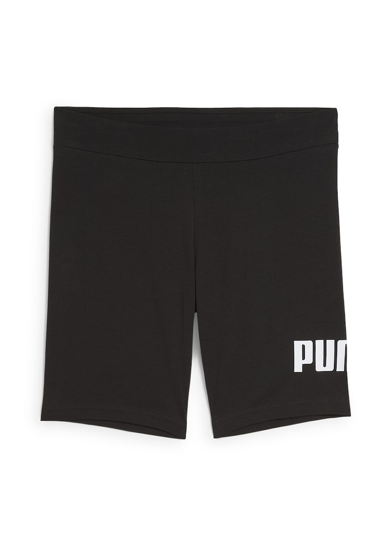 Colanti scurti cu imprimeu logo - Negru