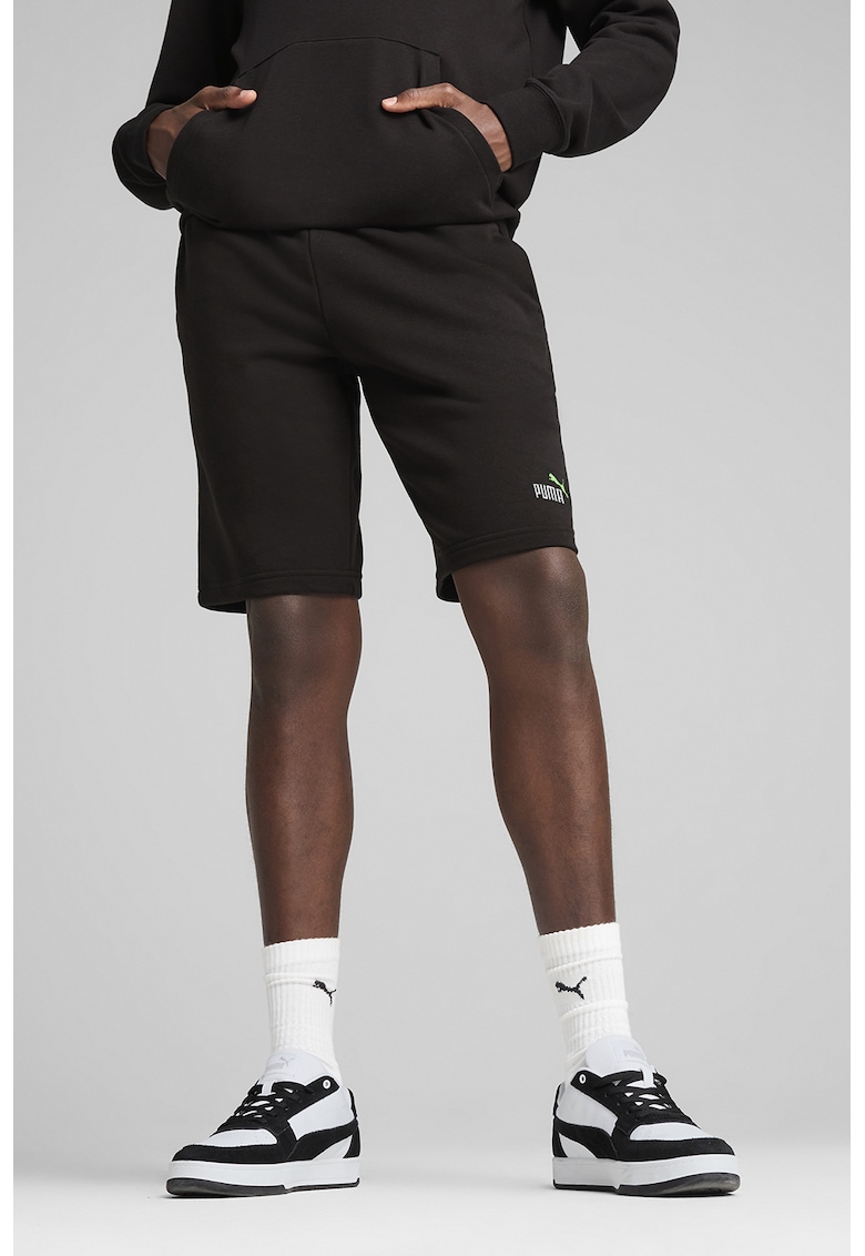 Bermude sport cu talie elastica Essentials 2 - Negru stins