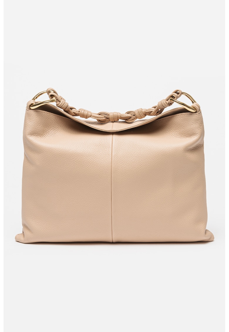 Oferte la Geanta hobo din piele ecologica Beatrix - Bej