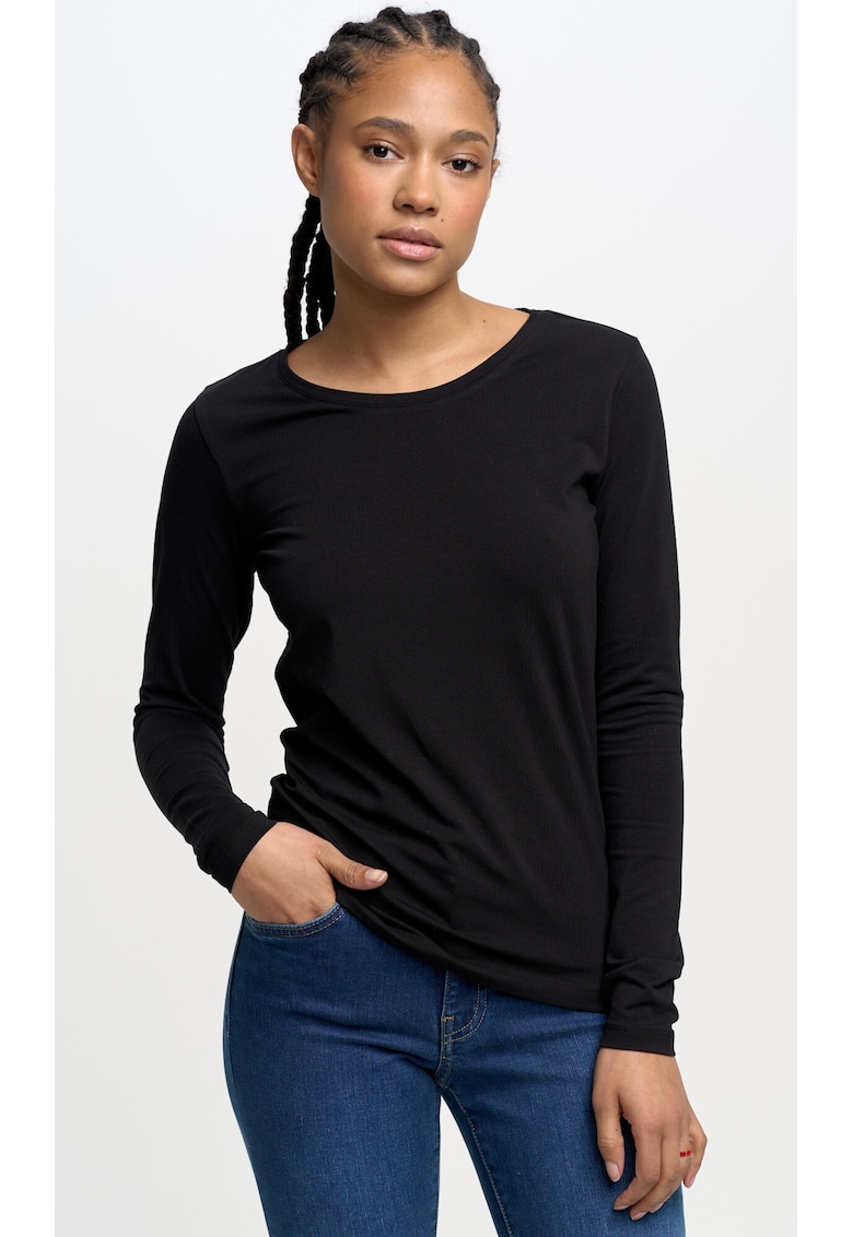 Bluza din jerseu cu decolteu rotund SUPICLASSICALA 906