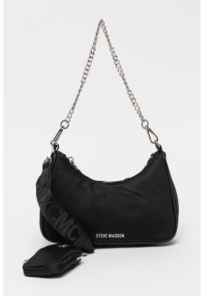 Geanta baguette cu etui mic detasabil Bvital - Negru