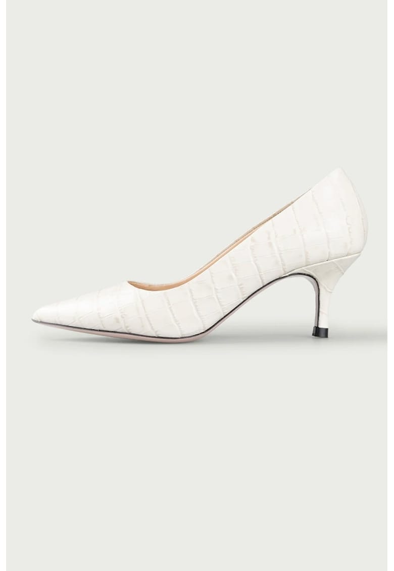 Oferte la Pantofi de piele cu varf ascutit Julie - Alb murdar/Crem