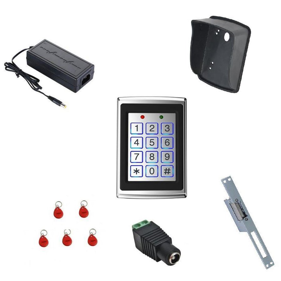 Oferte la Kit control acces standalone ACC-7612KIT cu tastatura si 5 tag-uri, pentru usa / poarta
