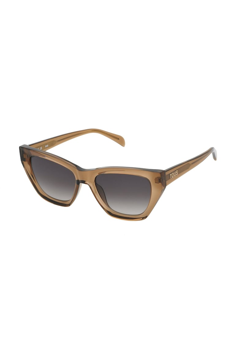 Ochelari de soare cat-eye cu lentile degrade - Maro