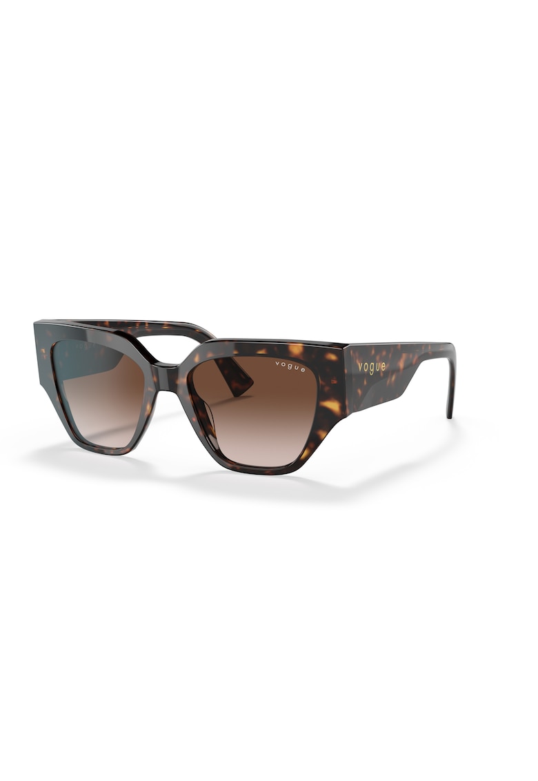Oferte la Ochelari de soare masivi cu lentile degrade - Maro