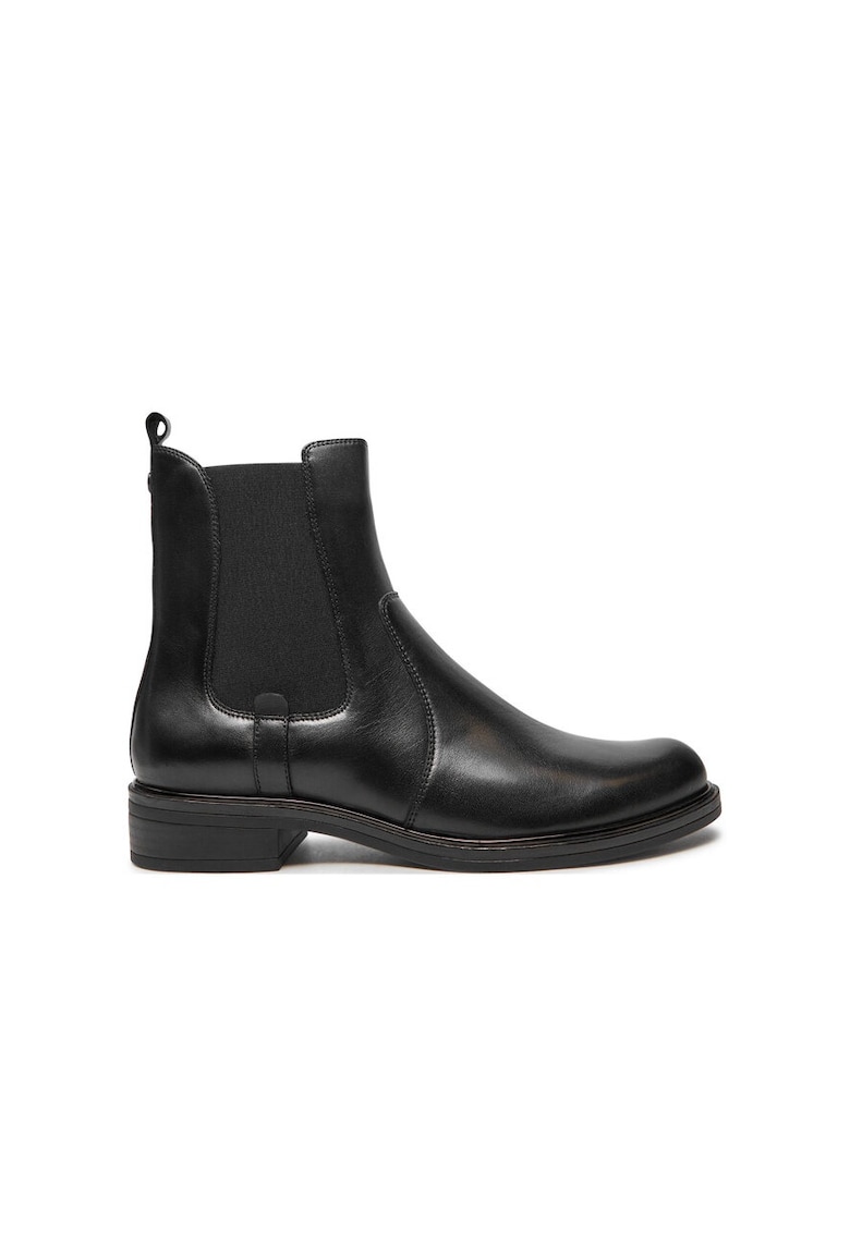 Botine dama - 304316 - Piele naturala - Negru