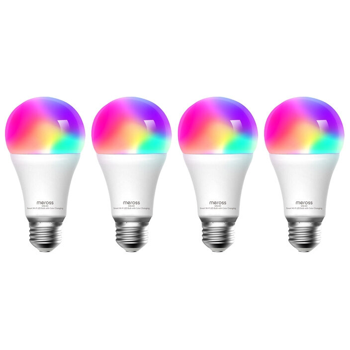 Oferte la Bec MSL120, RGB, Control vocal / aplicatie, 9W, 810 lm, Interval temperatura culoare 2700-6500K, E27, WiFi, Alb
