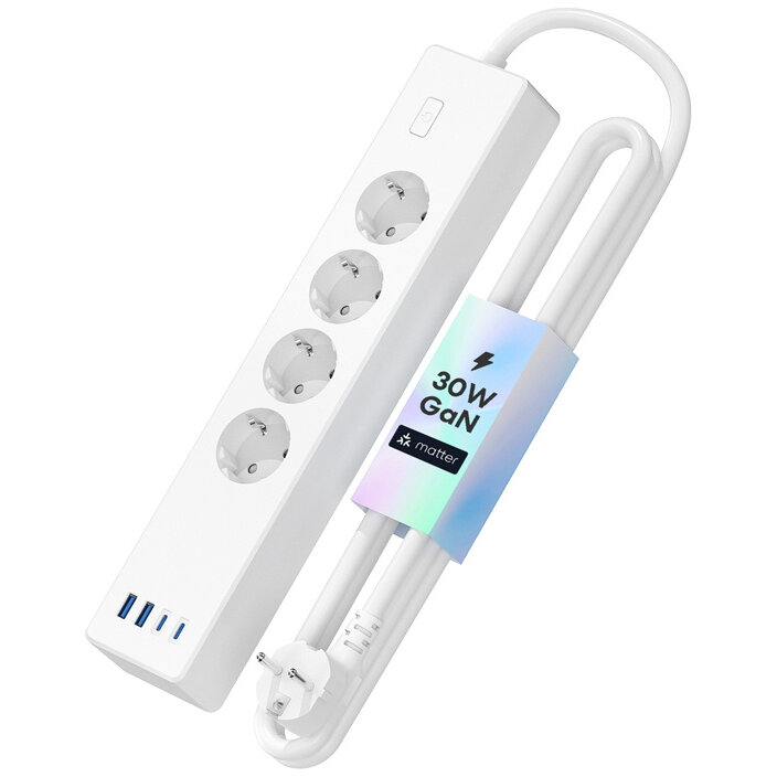 Oferte la MSP844, 4 prize, 2xUSB-A, 2xUSB-C, 3680W, 16A, Alb