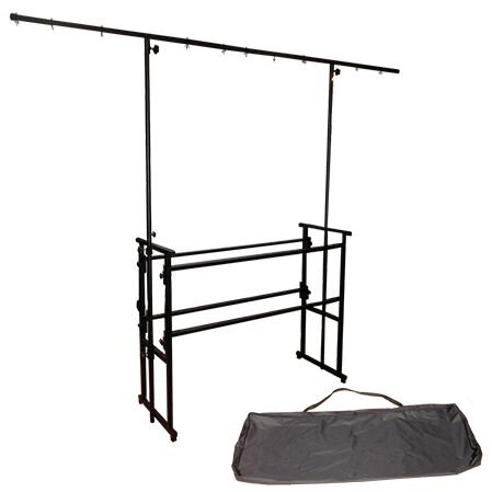 Stand Lumini Mobil All-in-1 DJ Pliabil + Husa Transport Negru