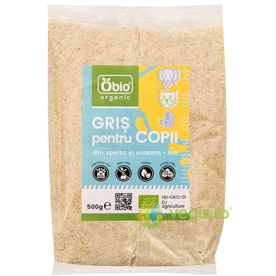Oferte la Gris pentru Copii fara Zahar Ecologic/Bio 500g