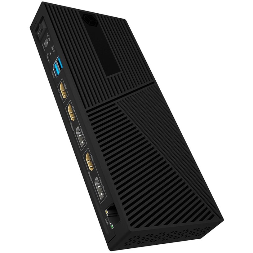 Oferte la Hub USB BOX IB-DK2246AC, docking station (black, USB-C, HDMI, DisplayPort)