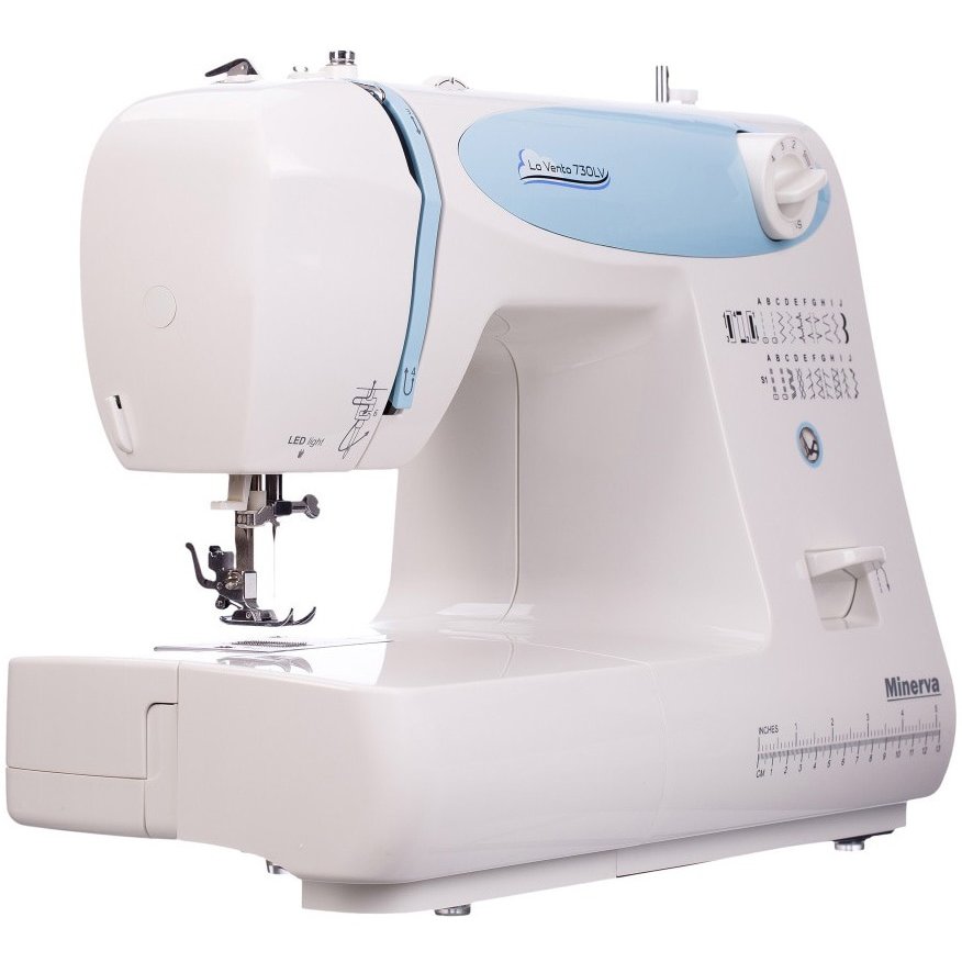 Oferte la Masina de Cusut Electromecanica LV730 20 programe 850 imp/min 70W Blue White