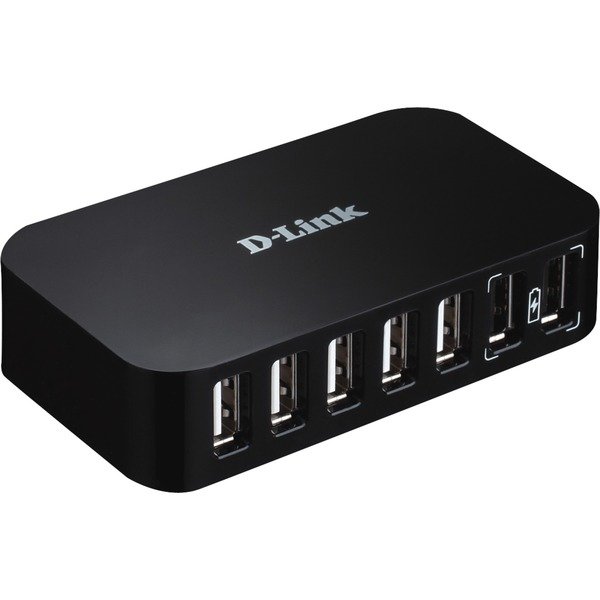 Oferte la HUB USB 7-Port USB 2.0 Hub Active Negru