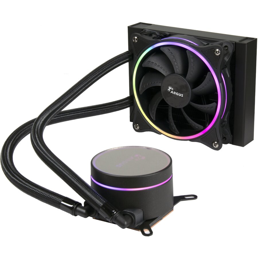 Oferte la Cooler Procesor Iceman LC-120 ARGB Negru