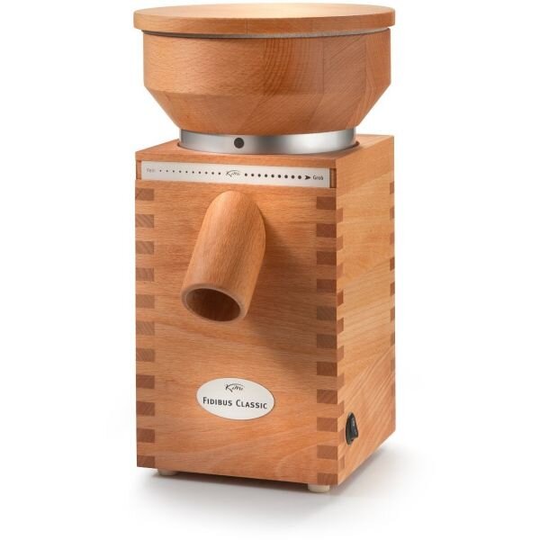 Oferte la Moara pentru macinat cereale KoMo Fidibus Classic, 360 W, Pietre de moara, 100 g/min, Carcasa lemn fag