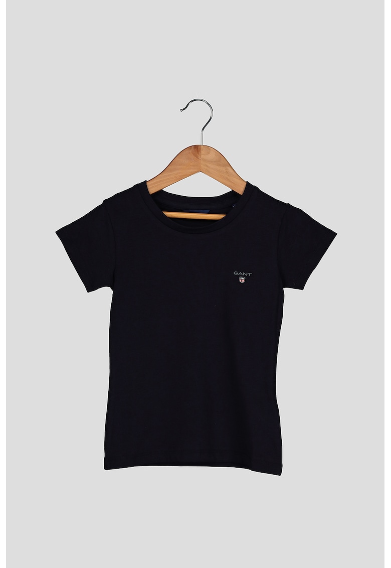 Oferte la Tricou slim fit cu logo brodat - Bleumarin