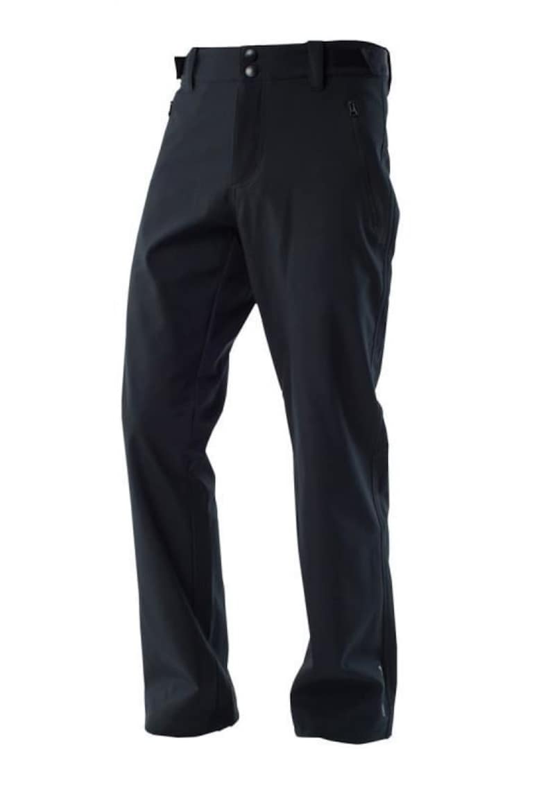 Pantaloni trekking din softshell 3L 5K/5K barbati Chad - Negru