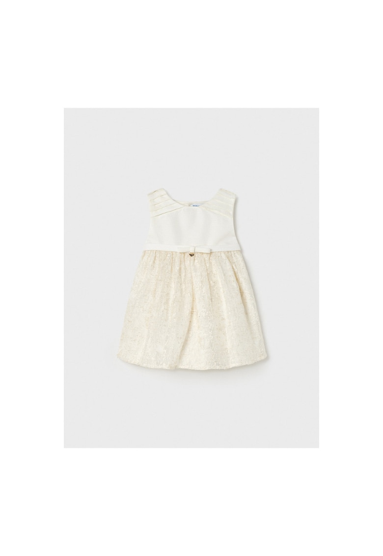 Rochie fete - 302066322 - Viscoza/Poliester - Ecru - Ecru