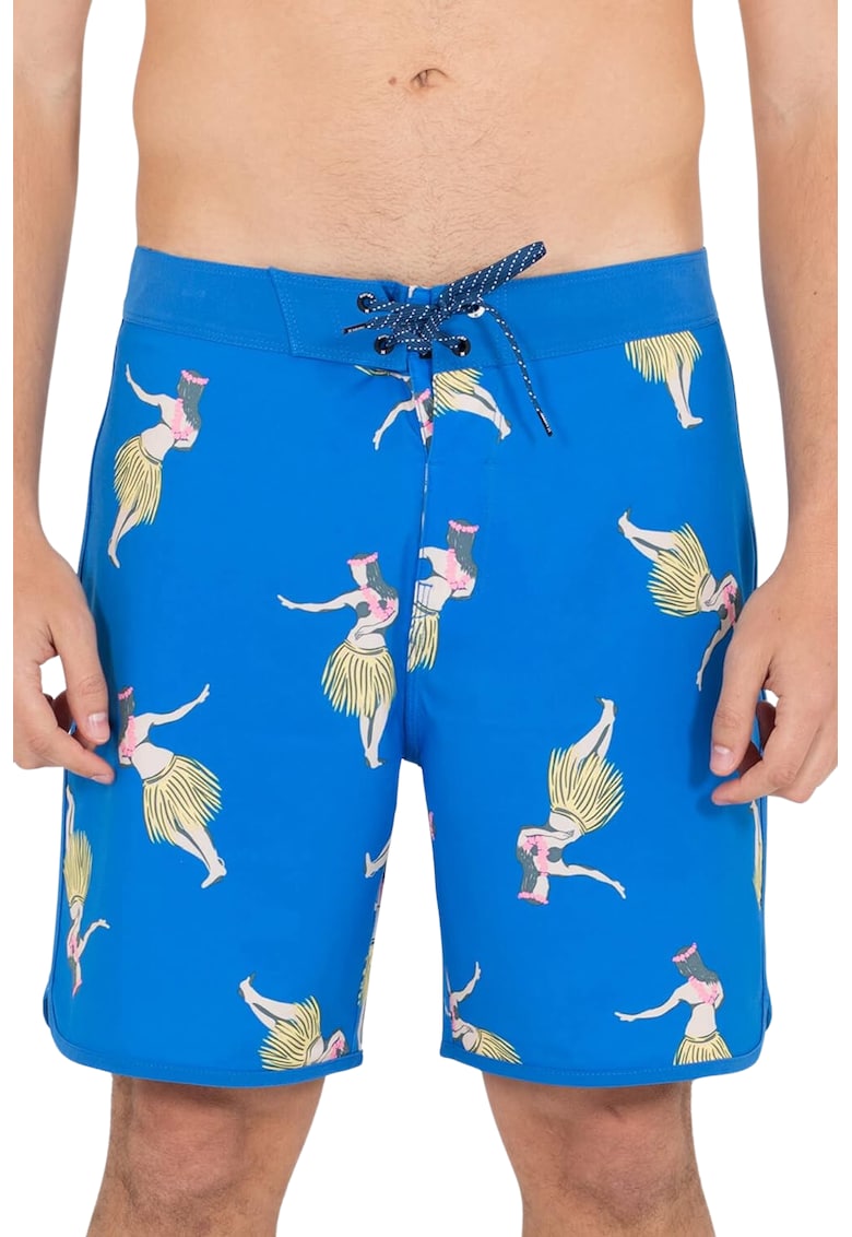 Oferte la Pantaloni scurti pentru barbati -  Poliester - Albastru - W31