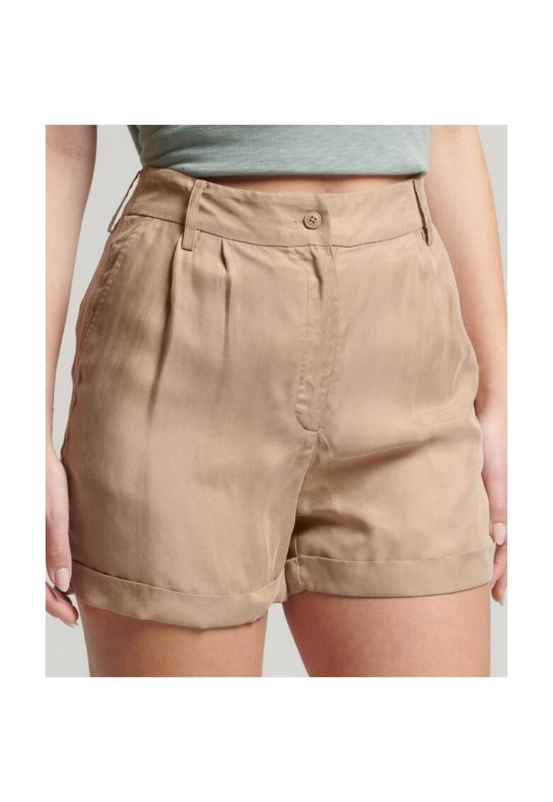 Oferte la Pantaloni scurti Superdry Studios - cupro - bej -