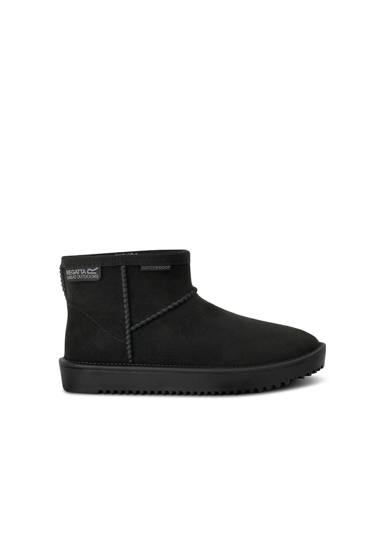 Cizme copii - 37970 - Piele ecologica - Negru