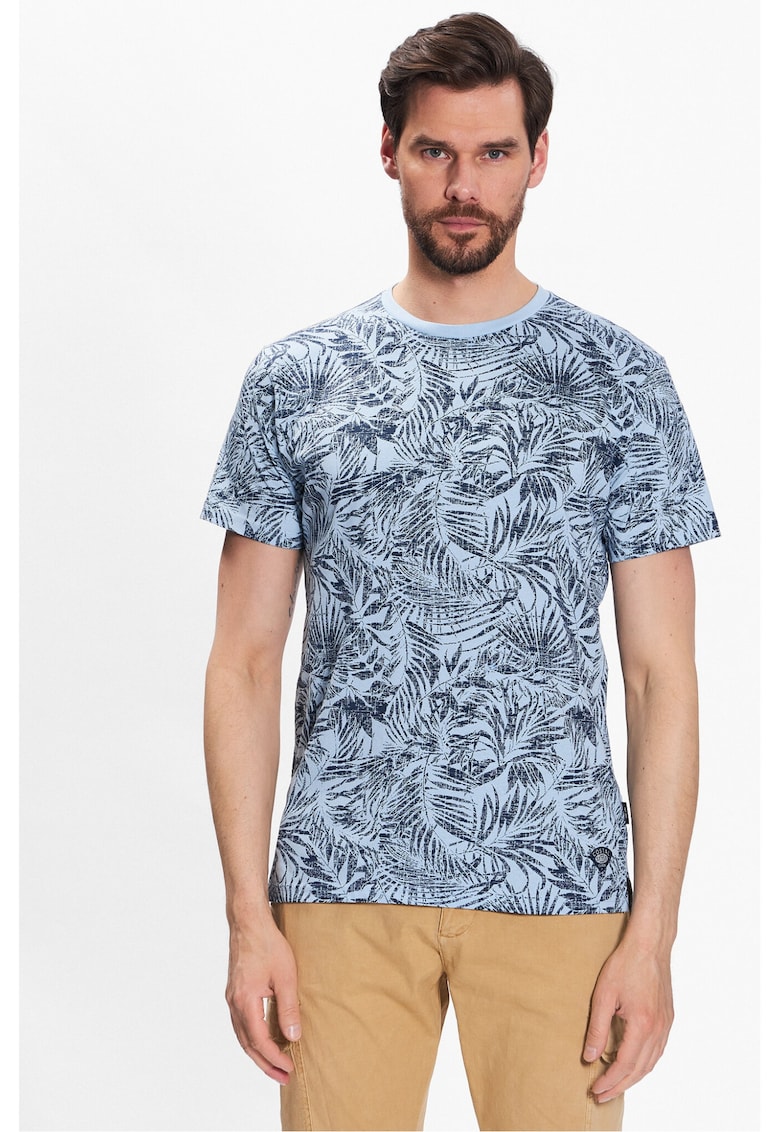 Tricou barbati  Bumbac - Albastru