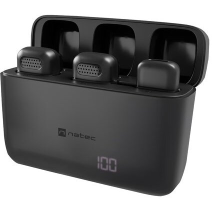 Oferte la Microfon Hopper Tie Wireless USB-C  x2 buc.   -38dB   20-20000Hz  Negru