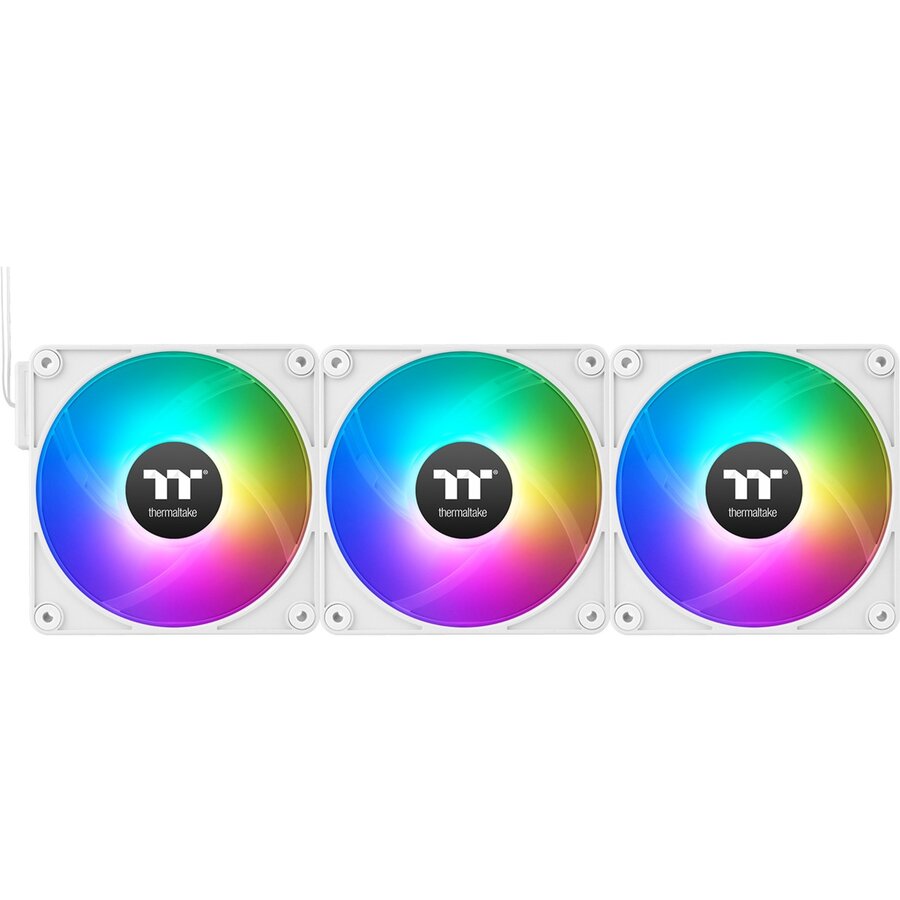 CT120 EX Reverse ARGB Sync PC Cooling Fan, Case Fan (White, Pack of 3)