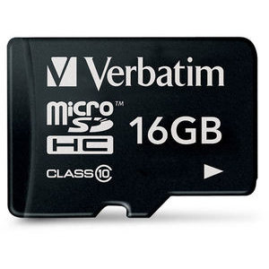 Oferte la Verbatim 16 GB Micro SD (HC) Class 10