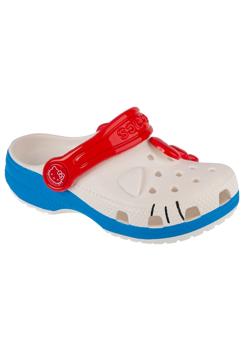 Papuci flip-flop  -  Classic Hello Kitty Iam Clog T 209469 - Alb