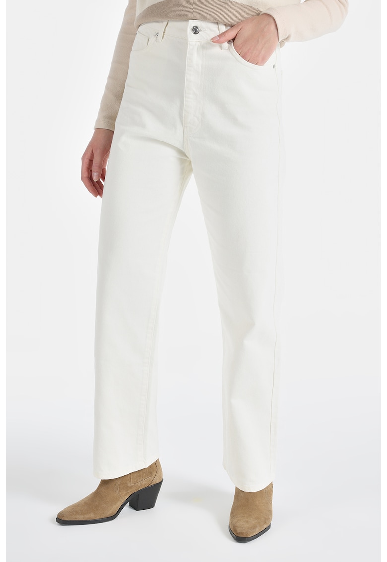 Oferte la Blugi slim fit cu croiala dreapta - Alb murdar