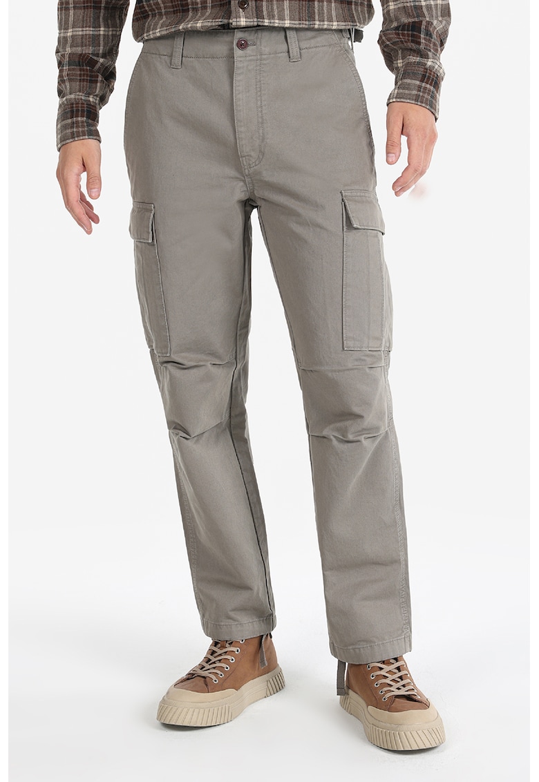 Pantaloni cargo drepti - Gri