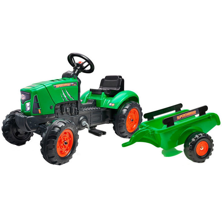 Oferte la Tractor cu pedale si remorca Green