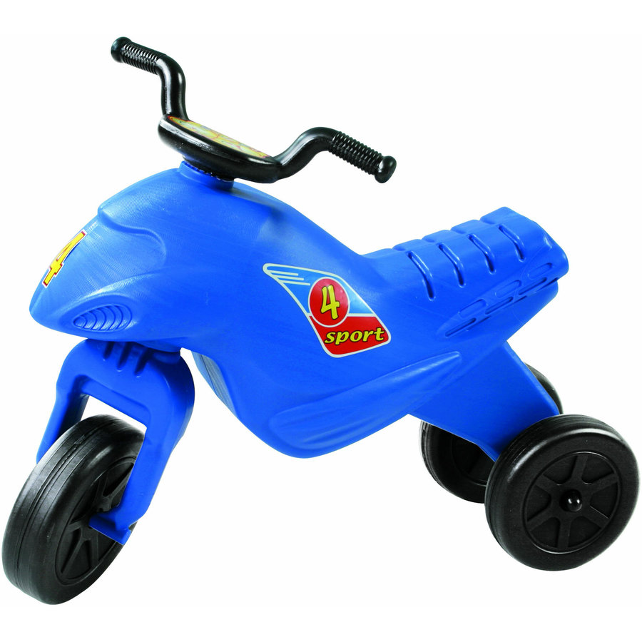 Oferte la Motocicleta Copii cu trei roti fara pedale mic culoarea Albastru Inchis