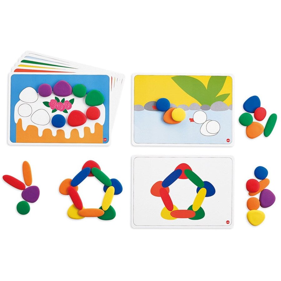 Oferte la Set De Activitati Cu Pietricele Junior Rainbow Pebbles