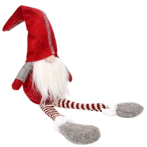 Oferte la Jucarie Elf 50Cm Craciun Material Textil Rosu