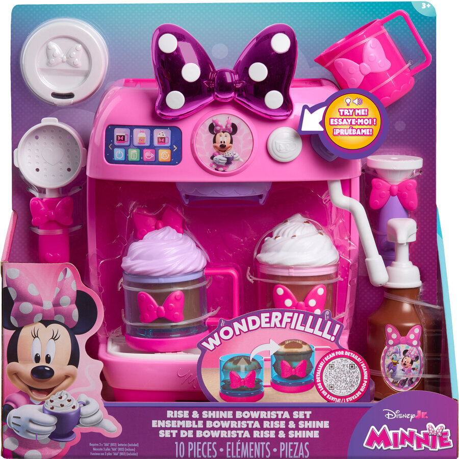 Oferte la Just Play Disney Junior Minnie Mouse Rise & Shine Bowrista Set, children's household appliance