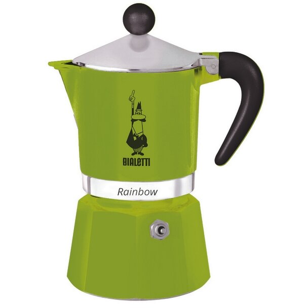 Bialetti 0004972 Rainbow verde - 3 cesti