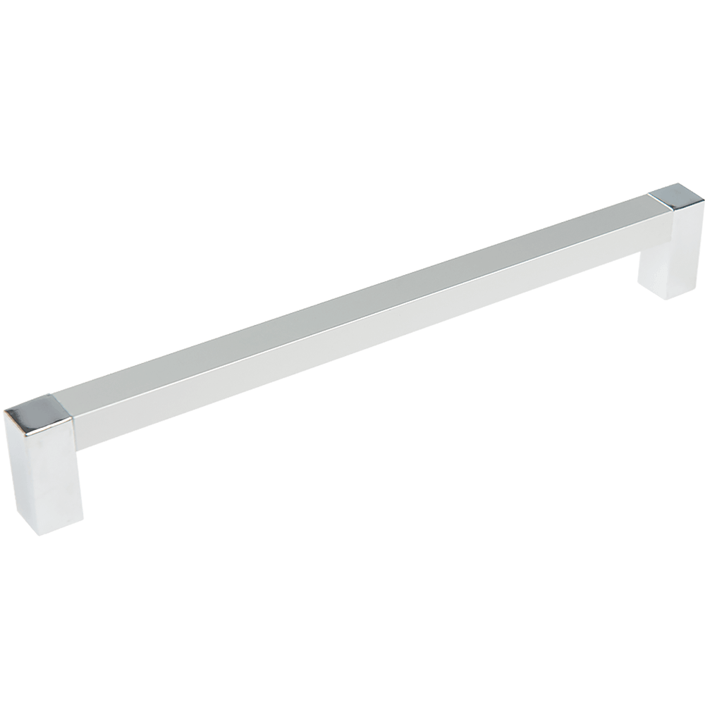 Maner aluminiu cu terminatie FA23616 160 mm crom-mat crom