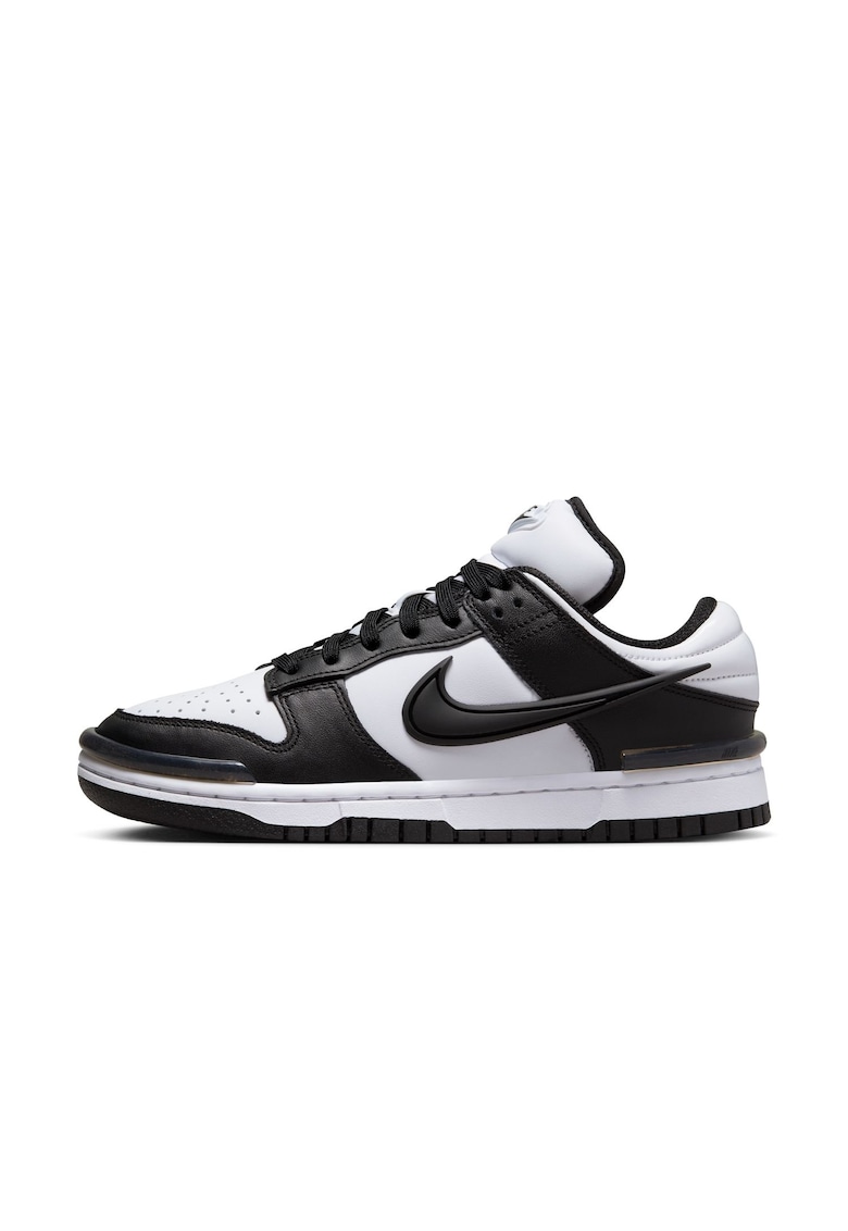 Pantofi sport - W Nike Dunk Low Twist - Piele naturala - Alb - Negru