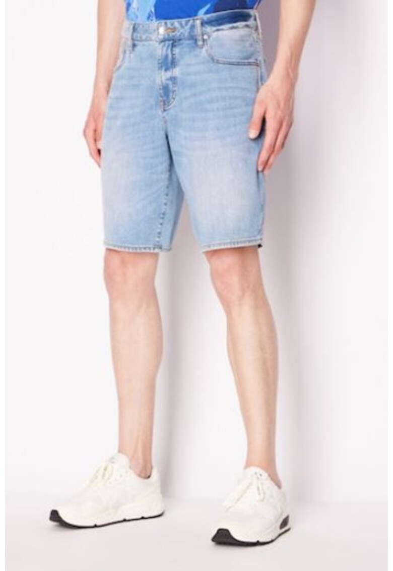 Pantaloni din denim cu talie medie