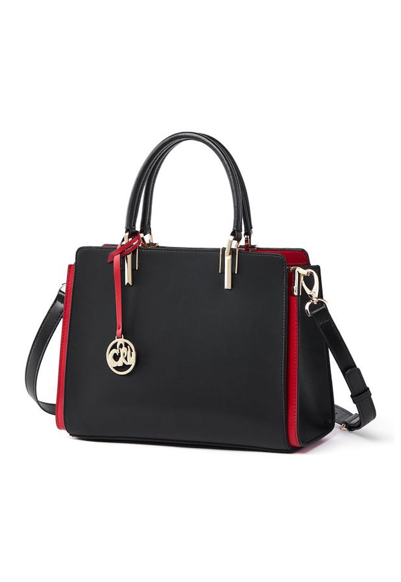 Oferte la Geanta de piele cu maner Moreen - Rosu/Negru