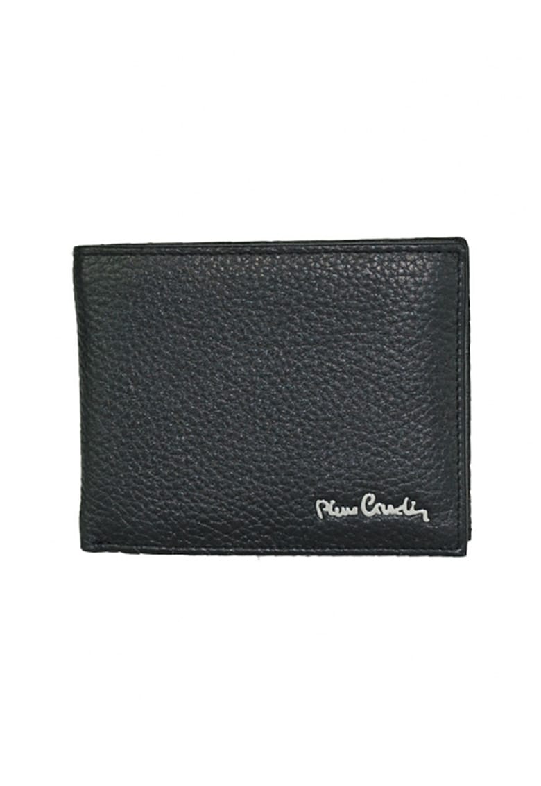 Oferte la Portofel de piele - pliabil - Negru