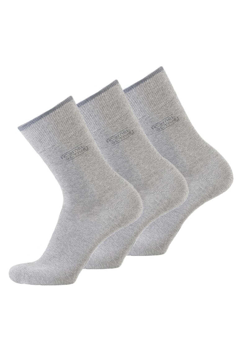 Oferte la Set de sosete lungi din amestec de bumbac organic - 3 perechi - Gri