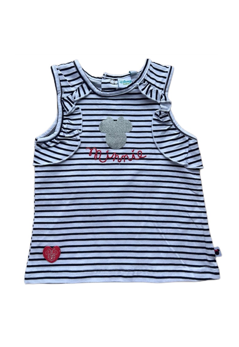 Tricou cu Minnie Mouse - bumbac - Alb