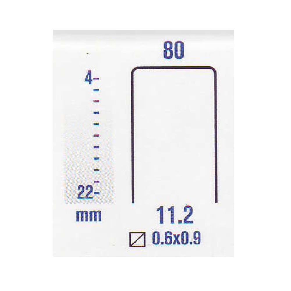 Capse tapiterie TIP 80/14, otel, 14 x 11.2 mm, 10000/buc