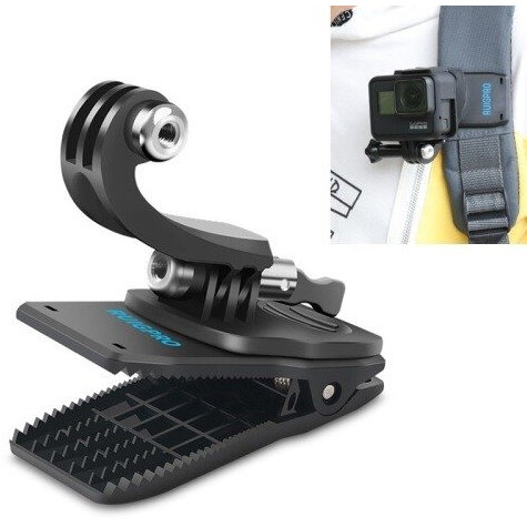Oferte la Suport cu Clema RUIGPRO 360° (DCA6908) pentru Go Pro Negru